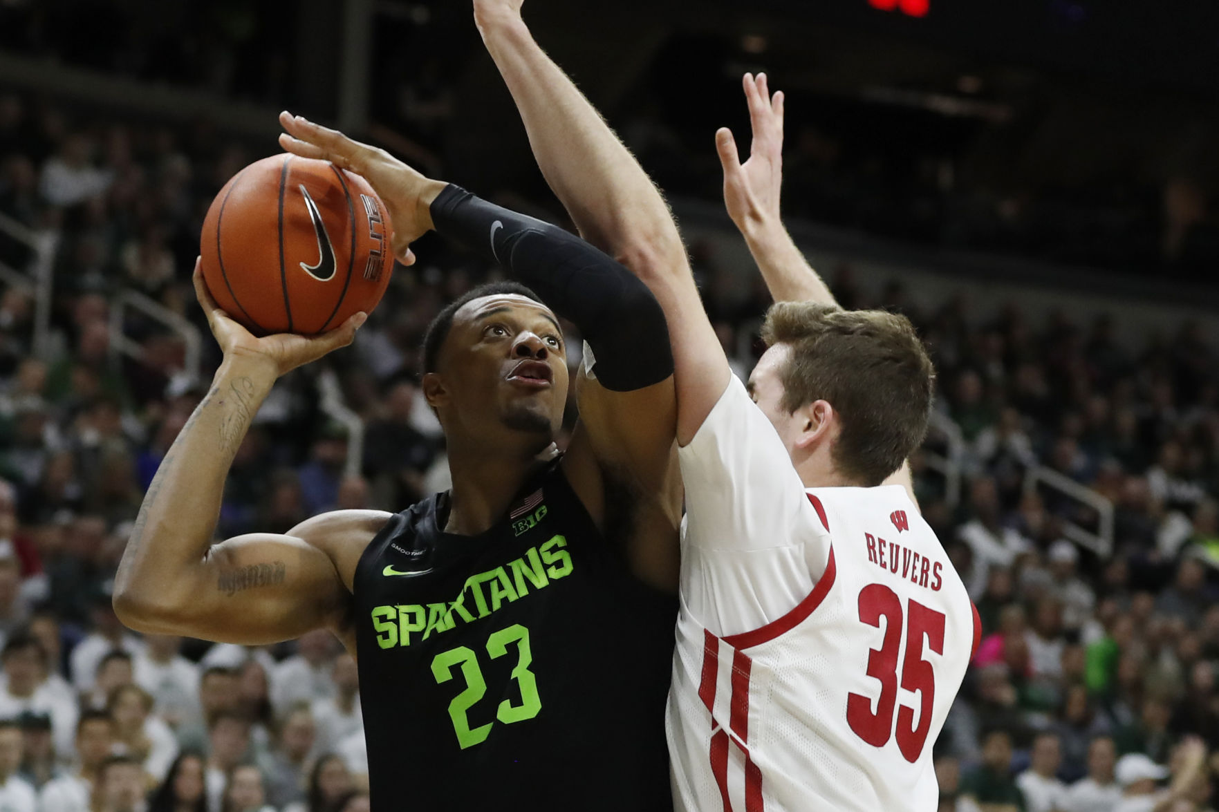 Michigan State forward Xavier Tillman